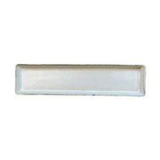 BANDEJA CERAMICA RECTANGULAR BLANCA 27.5 X 6.5 CM
