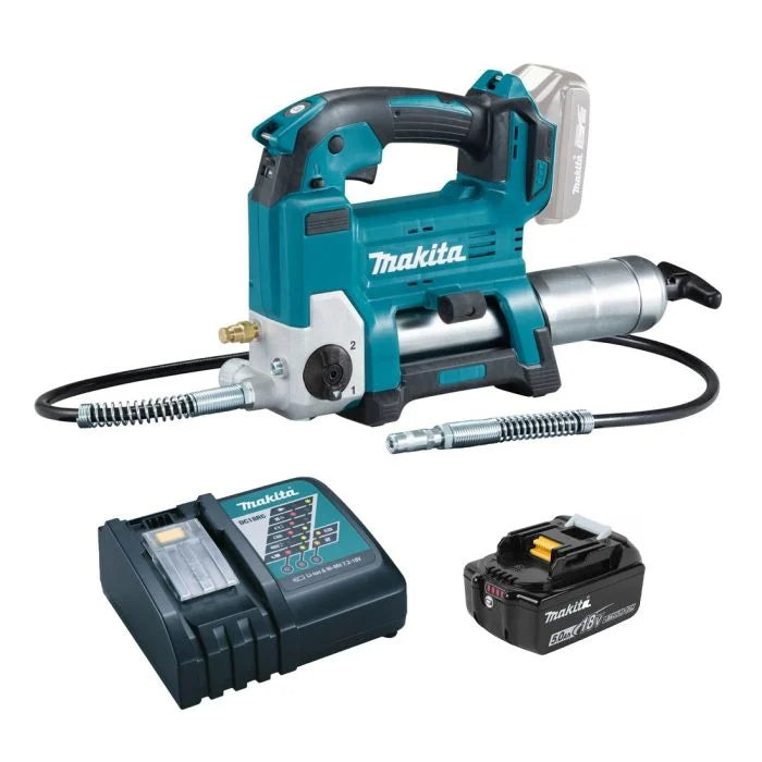 ENGRASADORA MAKITA DGP180Z-4  18V 1 BAT 5Ah + CARGADOR