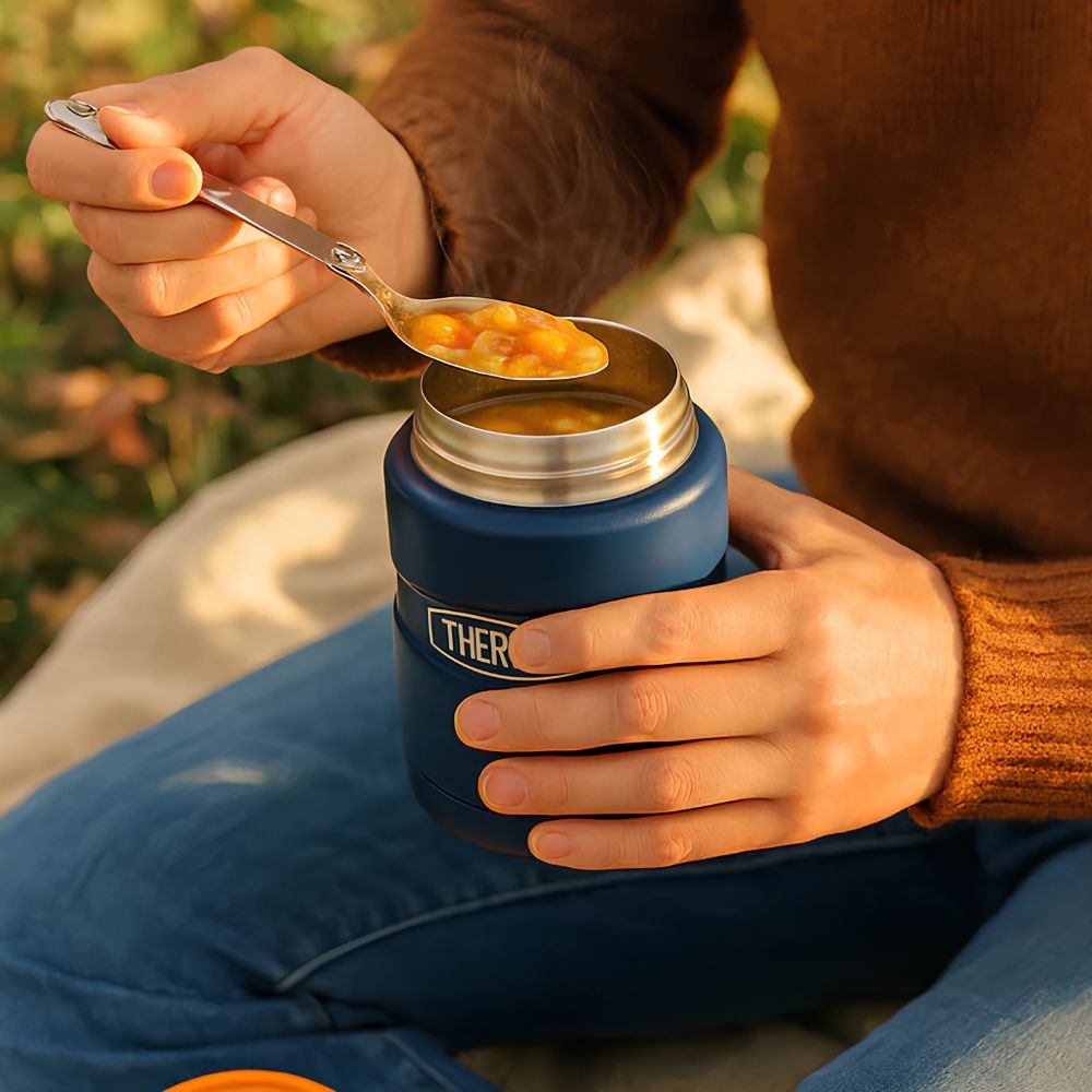 TERMO COMIDA 470 ML KING MATT NAVY THERMOS