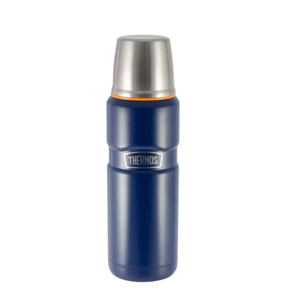 TERMO LIQUIDO ACERO INOX 470 ML KING MATT NAVY THERMOS