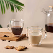 SET 2 TAZAS AMERICANO DOBLE PARED 250 ML BORO LA CREAM KW