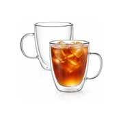 SET 2 TAZAS ICE TEA DOBLE PARED 350 ML BORO LA CREAM KW