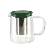 TETERA CON FILTRO BOROSICALATO 850 ML TAPA VERDE LA CREAM KW