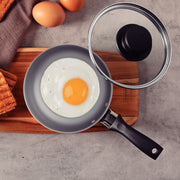 SARTEN GRIS 16 CM TAPA VIDRIO TRAMONTINA
