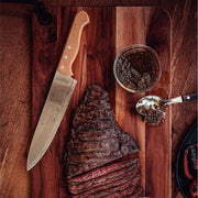 KIT ASADO 3 PIEZAS CHURRASCO MADERA NATURAL TRAMONTINA