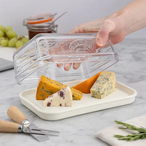 CONTENEDOR PARA EL QUESO CON TAPA KILNER