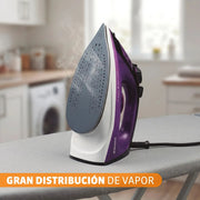 PLANCHA A VAPOR VIOLETA 2400 W