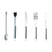 KIT PARRILLERO ACERO INOX 5 PIEZAS GRILLTECH