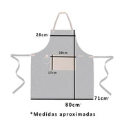 PECHERA NEGRA TELA/CUERO GRILLTECH