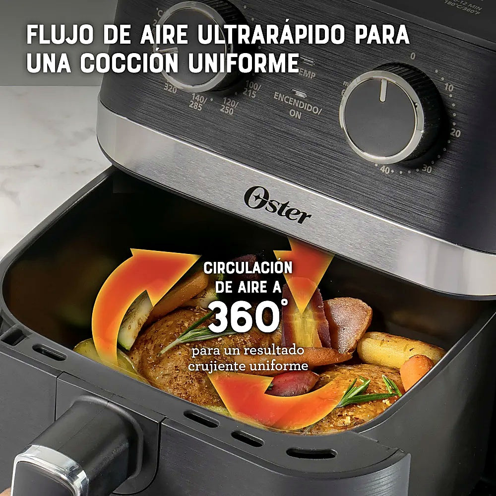 FREIDORA DE AIRE OSTER 4 LT DIAMOND FORCE CKSTAF401MDF