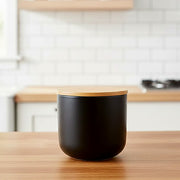 CONTENEDOR CERAMICA HERMETICO NEGRO S SIMPLIT