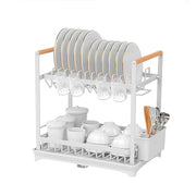 SECAPLATOS ACERO INOX VALENCIA 2 NIVELES BLANCO SIMPLIT
