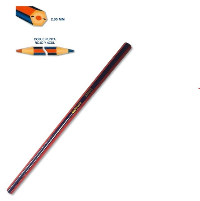 LAPIZ CARPINTERO BICOLOR DELGADO BOHRER