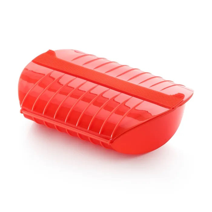 ESTUCHE DE VAPOR C/BANDEJA ROJO LEKUE