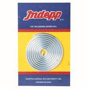 SOLDADURA ESTAÑO INDEPP 50% DISPLAY 1mt S/PAS