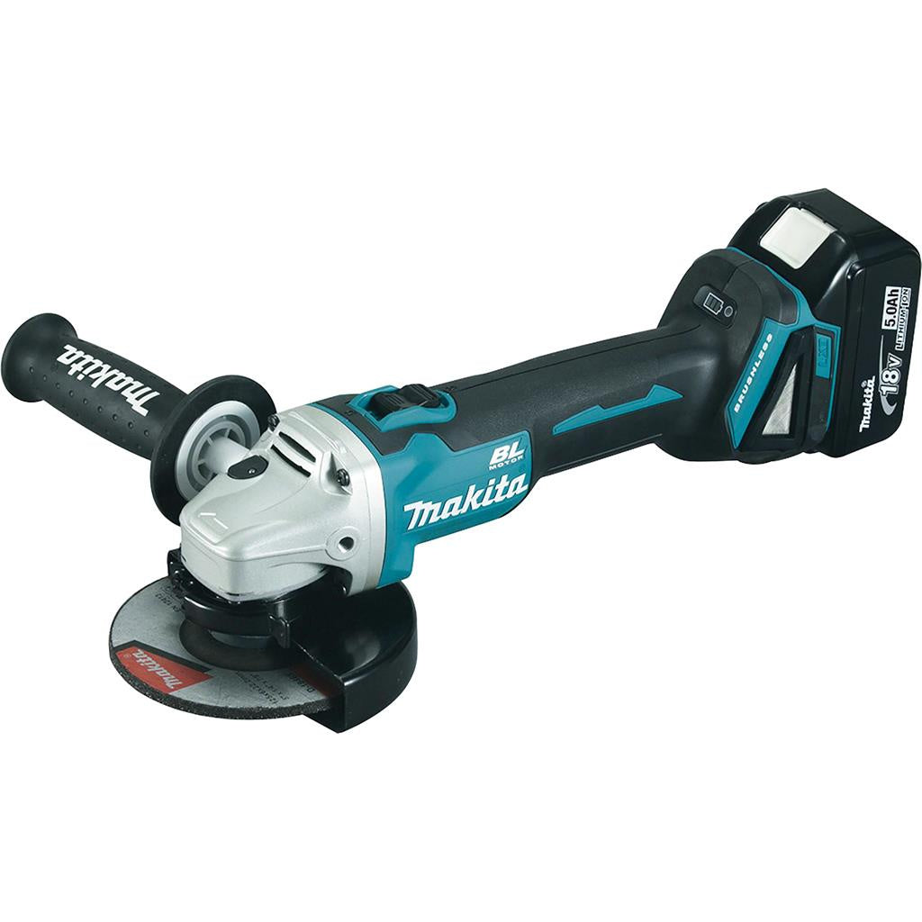 ESMERIL ANGULAR MAKITA 4.1/2 DGA456RTE  2 BAT 5Ah
