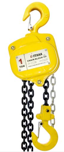 TECLE CADENA TOHO  1 TON X 3 MTS