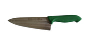 CUCHILLO COCINERO 20 CM VERDE REF 1324 3 CLAVELES