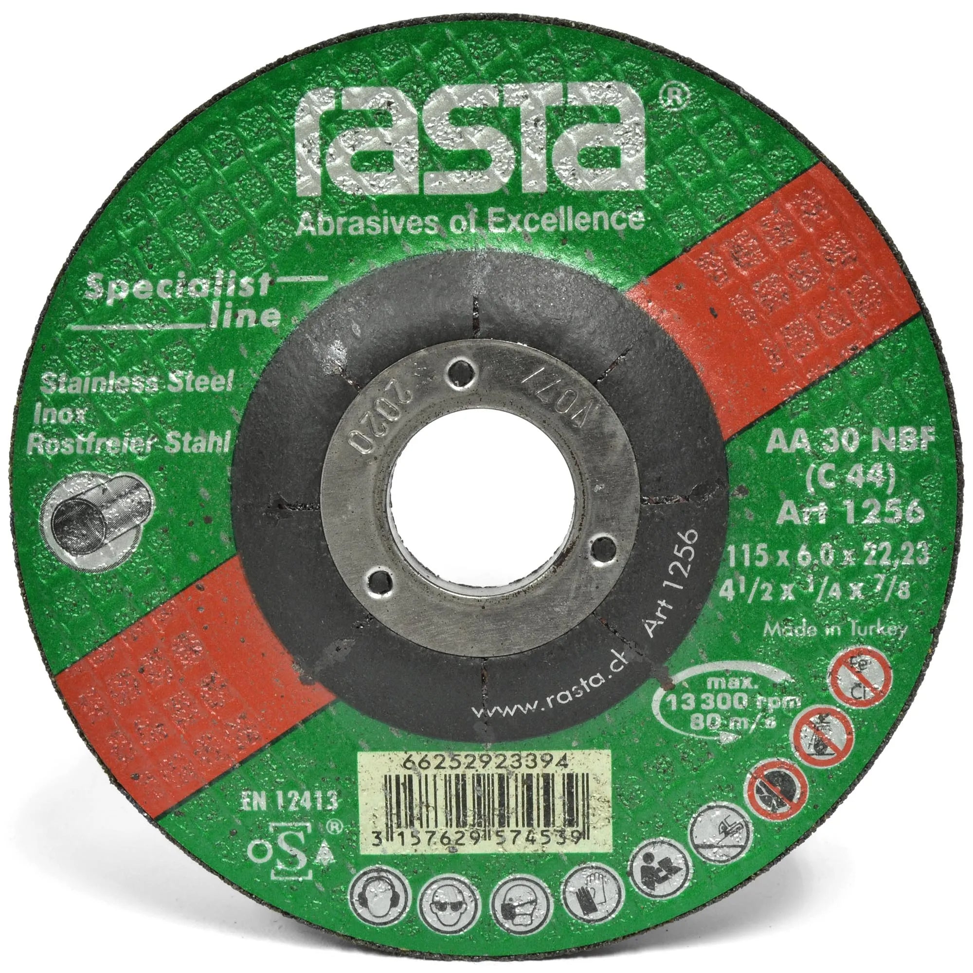 DISCO DESBASTE RASTA INOX 7" # 1265  OFERTA