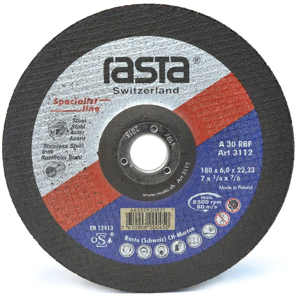DISCO DESBASTE RASTA METAL 7" # 3112  OFERTA