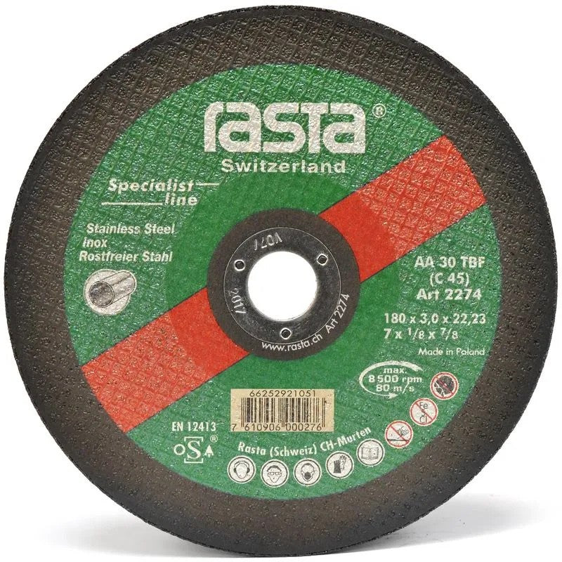 DISCO CORTE RASTA INOX 7" # 2342 OFERTA