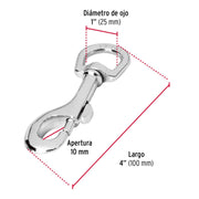 MOSQUETON GIRATORIO FIERO BDZ 4.1/4