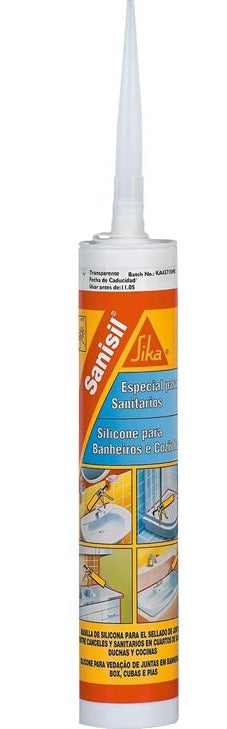SIKA SANISIL TRANSPARENTE 300 CC
