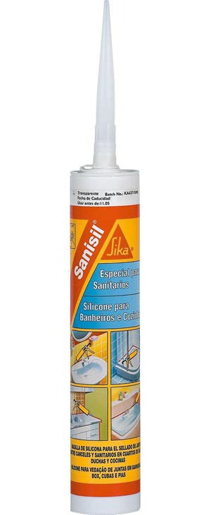 SIKA SANISIL BLANCO DE 300 C.C