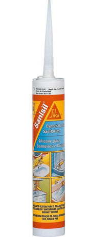 SIKA SANISIL BLANCO DE 300 C.C