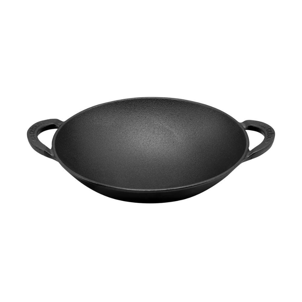 WOK FIERRO FUNDIDO 30 CM LA CREOLE