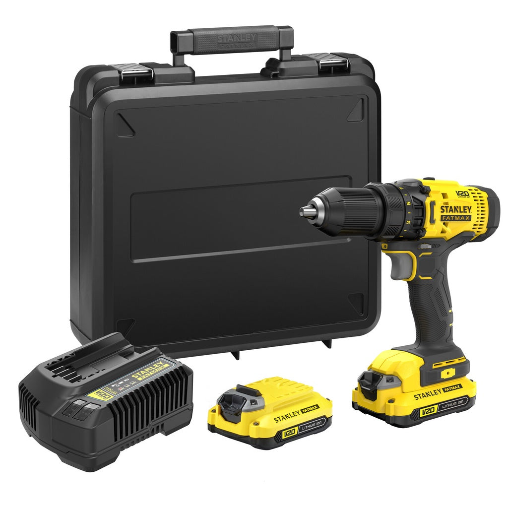 TALADRO PERCUTOR STANLEY 20V SBD715C2K-B2 OFERTA