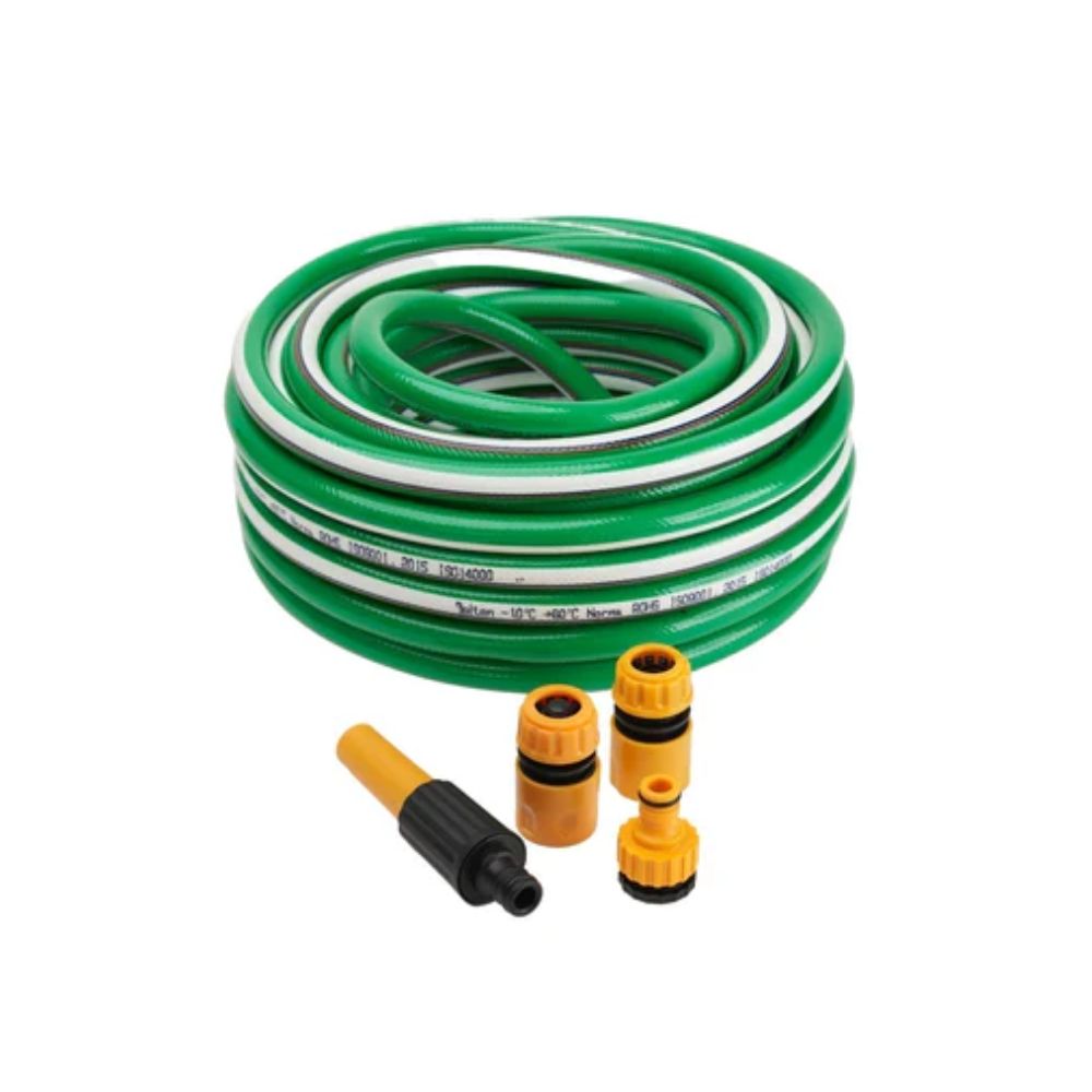 SET MANGUERA JARDIN ANTITORCION 1/2" X 30 MTS BOLTON
