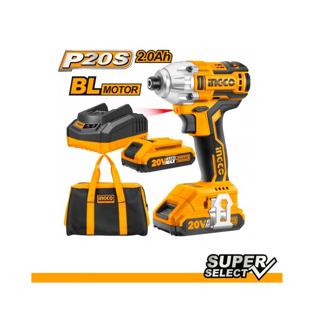 ATORNILLADOR IMPACTO INGCO 20V CIRLI2002