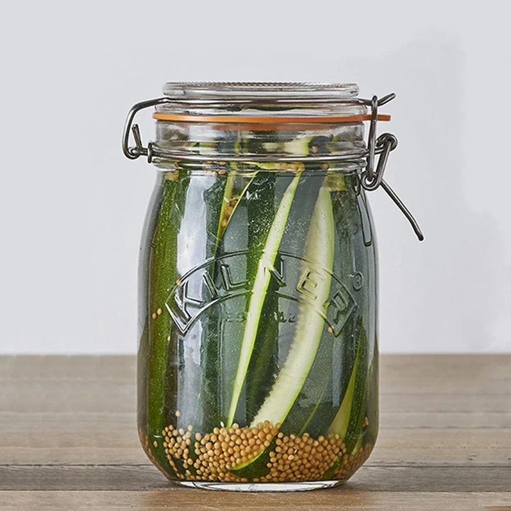 FRASCO REDONDO CIERRE CLIP 1 LT KILNER