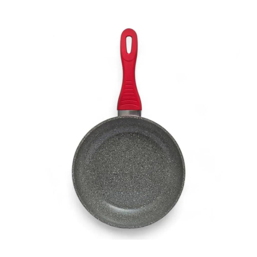 SARTEN 28 CM CERAMARBLE ROJO INDUCCION KW