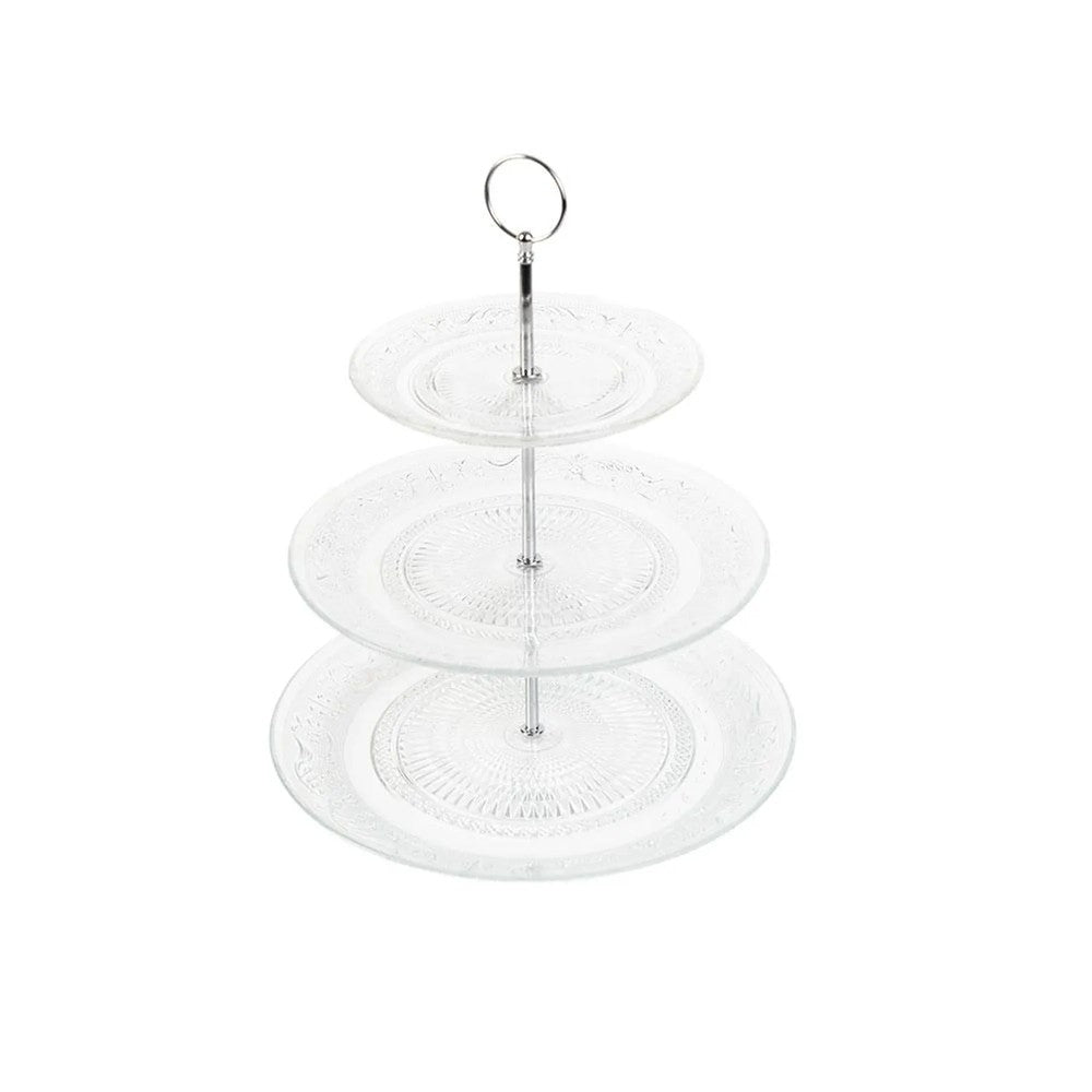 SOPORTE POSTRES 3 NIVELES 29-25-18 CM SECRET DE GOURMET