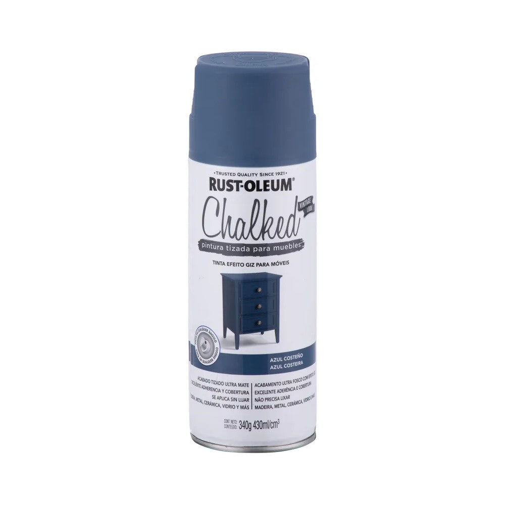 SPRAY PINTURA TIZADA CHALKED AZUL COSTEÑO 340 GR RO