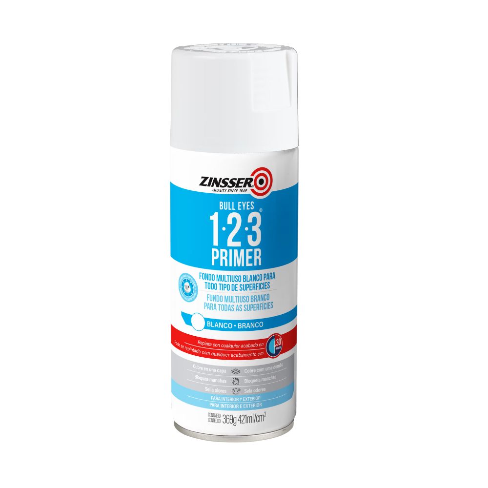 ZI 1-2-3 SPRAY BLANCO 368G ZINSSER