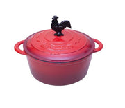 CACEROLA C/ASAS ROJA 21 CM 3 LT LA CREOLE