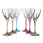 SET 6 COPAS 25 CL VINO COLOR FUSION RCR
