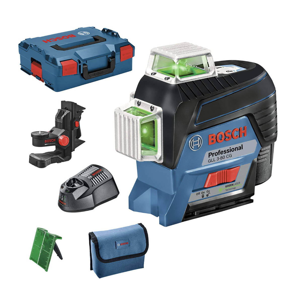 NIVEL LASER BOSCH GLL 3-80 CG