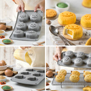 MOLDE DE SILICONA CALABAZAS 6 CAV DECORA