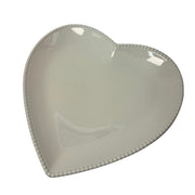PLATO CORAZON BORDE PUNTOS 30 CM