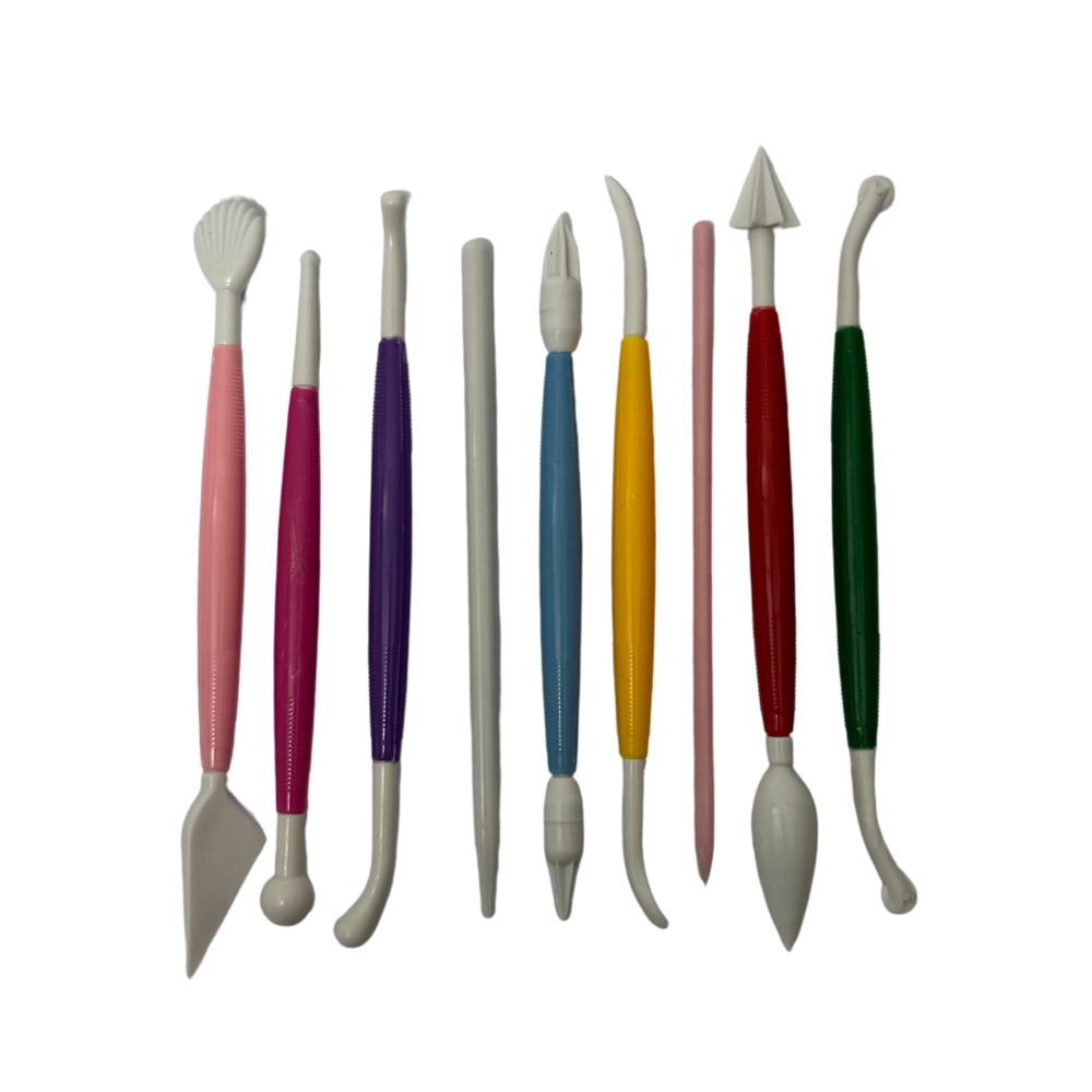 SET 9 ESTECAS PLASTICAS