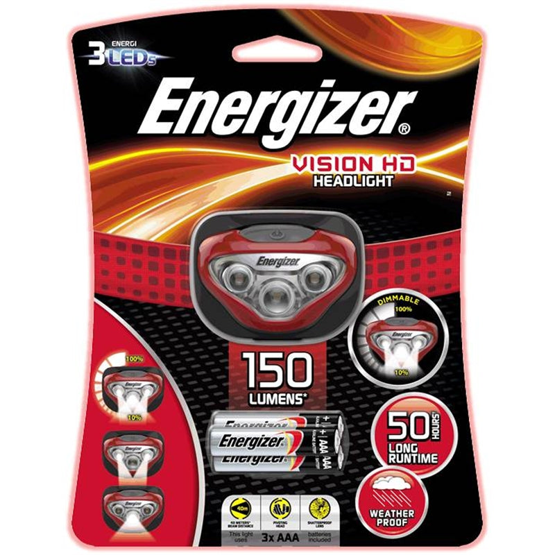 LINTERNA ENERGIZER MANOS LIBRE HD VISION