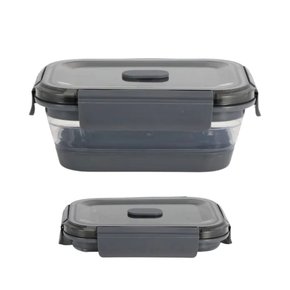 CONTENEDOR COLAPSABLE 0.8 L GRIS KW