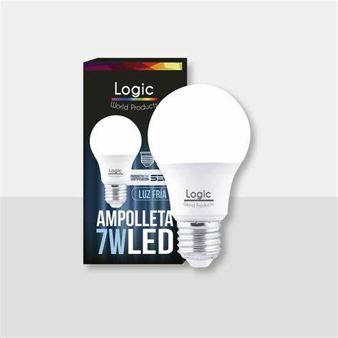 AMPOLLETA LED 7W E27 LUZ FRIA LOGIC