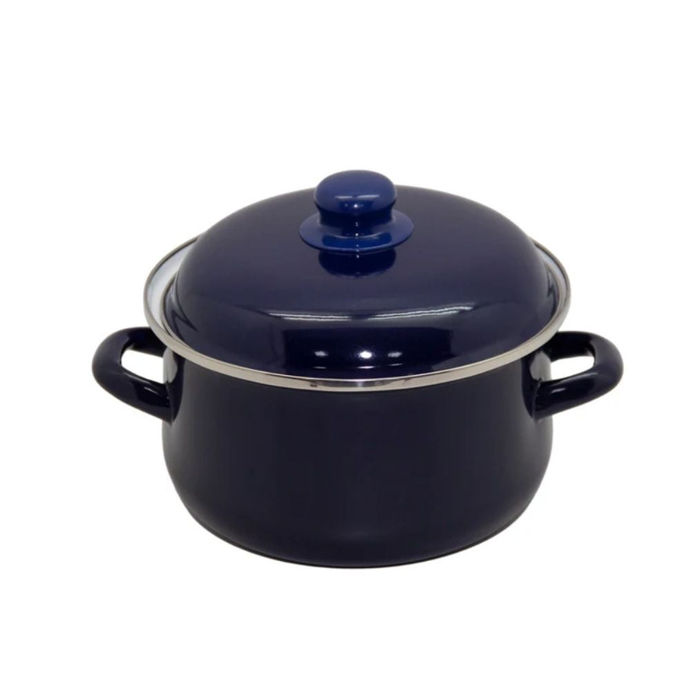 CACEROLA ENLOZADA 16 CM AZUL CONDOR