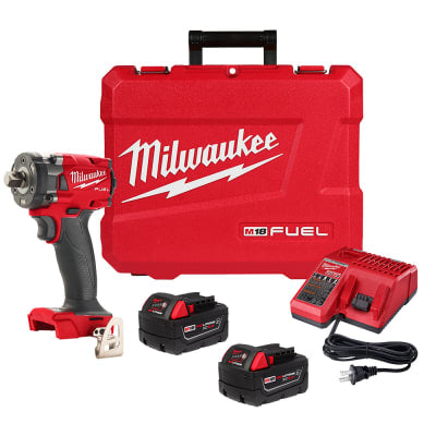 LLAVE IMPACTO []1/2 MILWAUKEE 2855-259 BAT + CARG