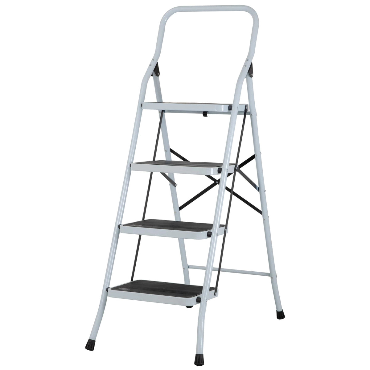 ESCALERA TUBULAR 4 PELDAÑOS ESTU-4P PRETUL
